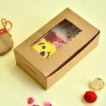 Pooh Rakhi Gift Pack for Kids - RK-28 | Cute Bracelet Rakhi with Chocolate & Coin Pouch - Image 3