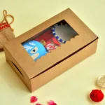 Captain America Rakhi Gift Pack for Kids - RK-29 | Superhero Bracelet Rakhi with Chocolate & Coin Pouch - Image 4