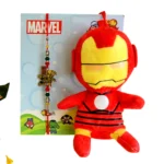 Iron Man Rakhi Gift Pack for Kids - RK-31 | Designer Rakhi with Soft Toy - Image 4