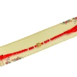 Minimal Elegance Rakhi – RK-108 | Star Charm in Red & Pearl Beads - Image 3