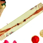 Spiritual Rudraksha Rakhi – RK-109 | Sacred Simplicity with Diamond Accent - Image 5