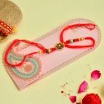 Handcrafted Designer Multicolor Beaded Rakhi – RK-3