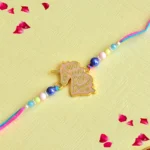 Dreamy Unicorn Charm Rakhi – RK-94 | Pastel Thread Rakhi for Kids