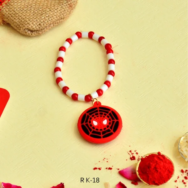 Kids Rakhi with Spiderman Theme | Cartoon Character Rakhi for Boys - RK-18