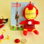 Iron Man Rakhi Gift Pack for Kids - RK-31 | Designer Rakhi with Soft Toy
