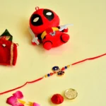 Deadpool Rakhi Gift Pack for Kids - RK-32 | Soft Toy & Designer Rakhi