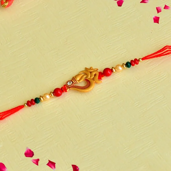 Divine OM Rakhi – RK-65 | Thread of Tradition & Trust - Image 1