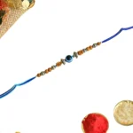 Evil Eye Rakhi with Wooden Beads – RK-157 - Image 3