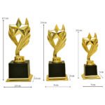 Black Unique Design Trophy – M-547 - Image 5