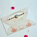 Color Splash Designer Rakhi with Stone-Studded Center – RK-179 - Image 2