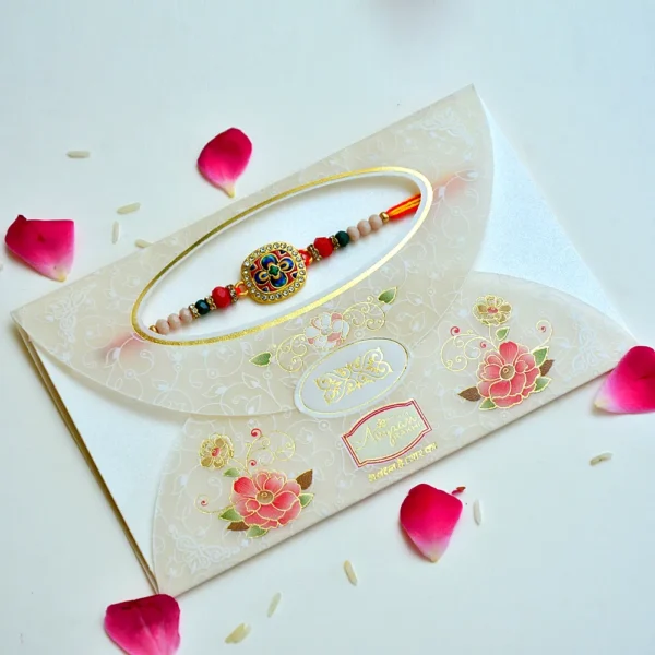 Handcrafted RK-181 Rakhi – Celebrate Your Eternal Bond - Image 2