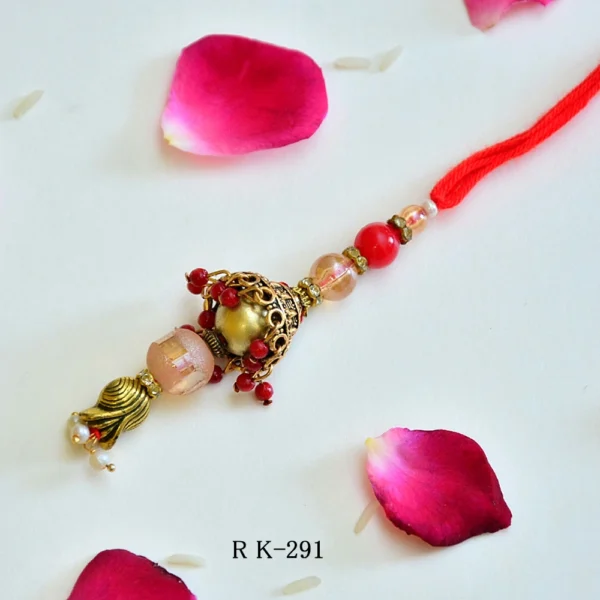 Elegant Lumba Rakhi for Bhabhi - RK-291 - Image 1