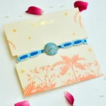 Classic Floral Design with Pearl Beads Rakhi – RK-310 - Image 2