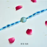 Classic Floral Design with Pearl Beads Rakhi – RK-310
