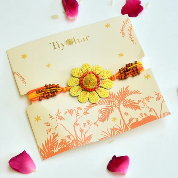 Eco-Friendly Plantable Flower Seed Rakhi - RK-313 - Image 2