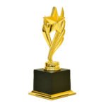 Black Unique Design Trophy – M-547 - Image 3