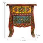 Handcrafted Wooden Mini Chest – A Vintage Storage Solution – WD-147-A - Image 4