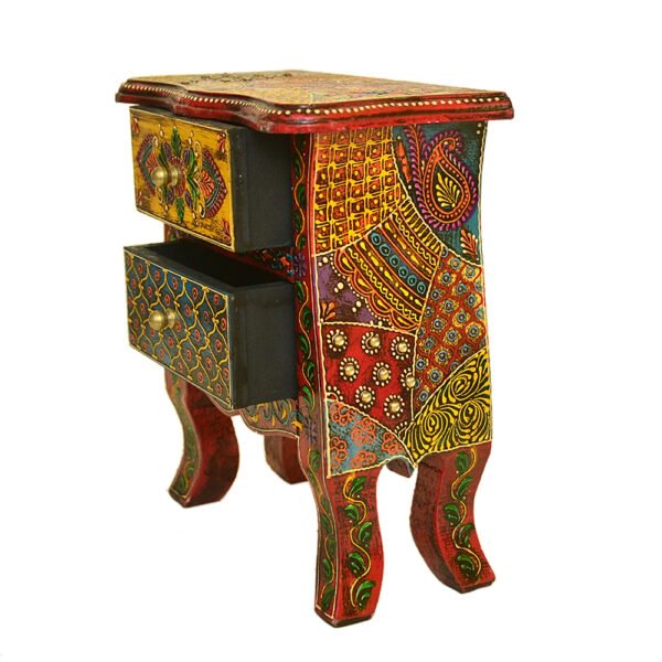 Handcrafted Wooden Mini Chest – A Vintage Storage Solution – WD-147-A - Image 2