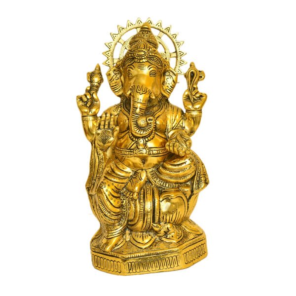 Elegant Lord Ganesha Idol for Home & Office Decor – Symbol of Wisdom & Prosperity – W-205-A - Image 1