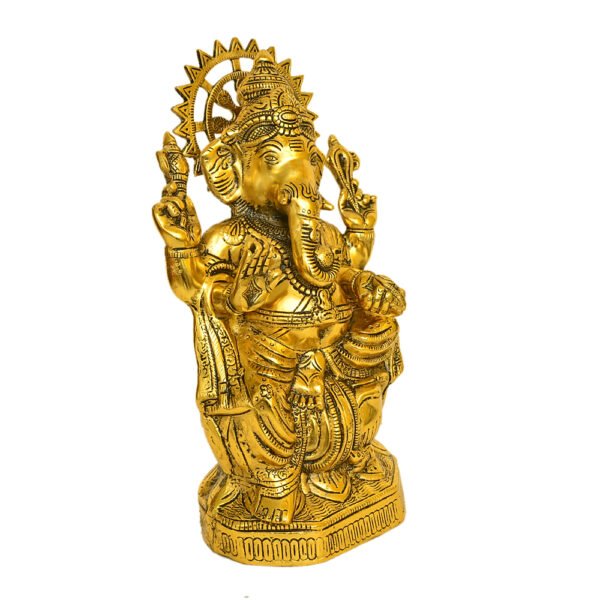 Elegant Lord Ganesha Idol for Home & Office Decor – Symbol of Wisdom & Prosperity – W-205-A - Image 2