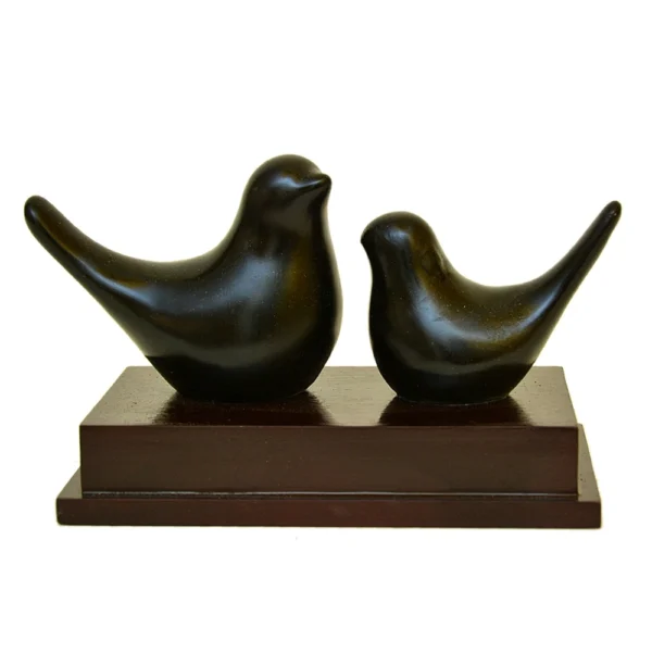 Minimalist Twin Birds Decorative Showpiece Symbol of Love & Togetherness F-109-B