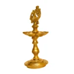 Traditional Brass Panchmukhi Peacock Diya – BR-310-A - Image 3