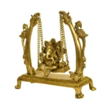 Traditional Brass Lord Ganesha Jhula Idol - BR-316-A - Image 2