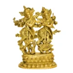 Traditional Brass Radha Krishna Idol - BR-311-A
