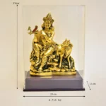 Decorative Divine Lord Krishna Idol with Cow - GC-W-187-A - Image 4