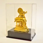 Elegant Krishna with Cow Idol - Handcrafted Flute Playing Murti – GC-W-188-A - Image 2