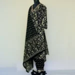 CraftEarth Women's Traditional Black Salwar Suit Set with Dupatta K-D134 - Image 4