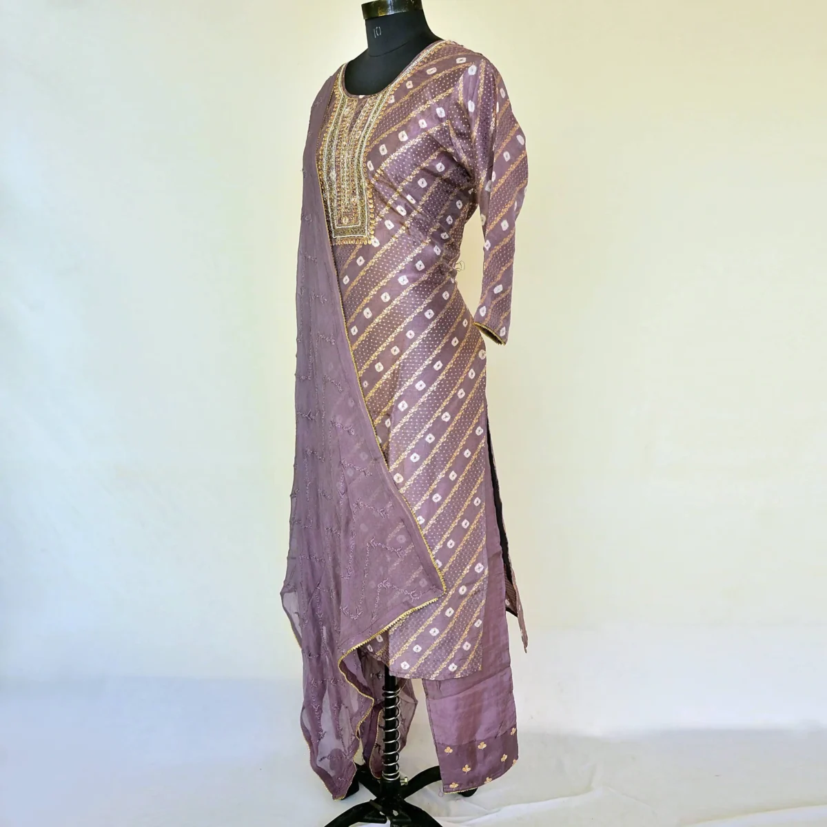 CraftEarth Ethnic Party Wear Suit Set with Matching Dupatta for Women K-D136 - Image 3