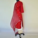 CraftEarth Women's Maroon Suit Set with Matching Dupatta K-D141 - Image 4