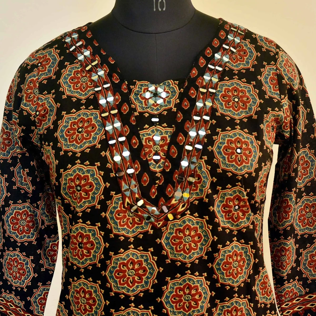 CraftEarth Women's Readymade Suit Set with Matching Dupatta K-D143 - Image 2