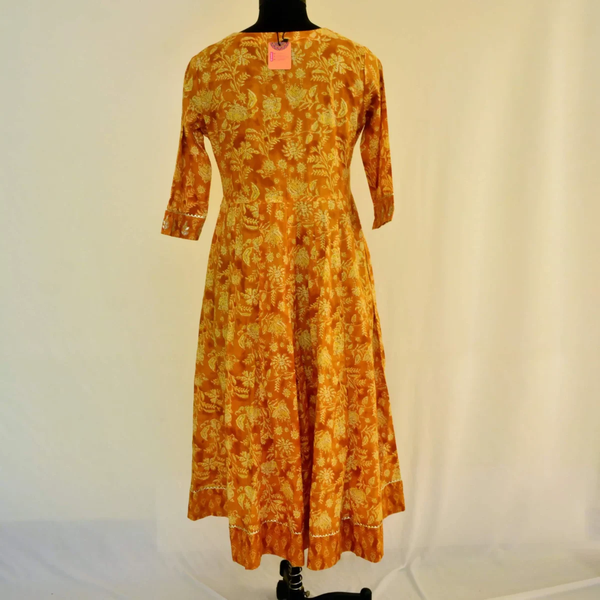 CraftEarth Women Floral Angrakha Suit Set with Matching Dupatta K-D151 - Image 3