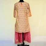 CraftEarth Women's Ethnic Printed Sharara Set with Dupatta K-D160 - Image 3