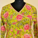 CraftEarth Women’s Yellow Angrakha Suit Set with Matching Dupatta K-D162 - Image 2