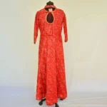 CraftEarth Stylish Red Anarkali Gown for women K-D167 - Image 4