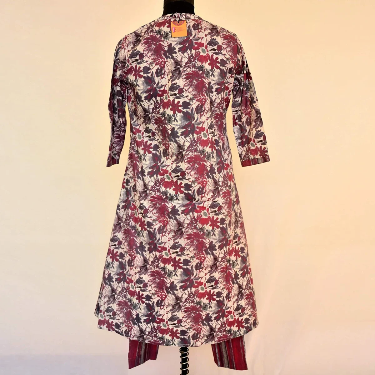 CraftEarth Women’s Angrakha Straight Kurta Suit Set with Dupatta K-D169 - Image 3