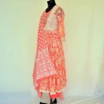 CraftEarth Ethnic Motifs Embroidered Anarkali Kurta with Pant & Dupatta K-D175 - Image 4