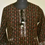 CraftEarth Hand Block Printed Anarkali Suit Sets with Dupatta for women K-D182 - Image 2