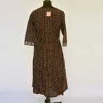 CraftEarth Hand Block Printed Anarkali Suit Sets with Dupatta for women K-D182 - Image 3