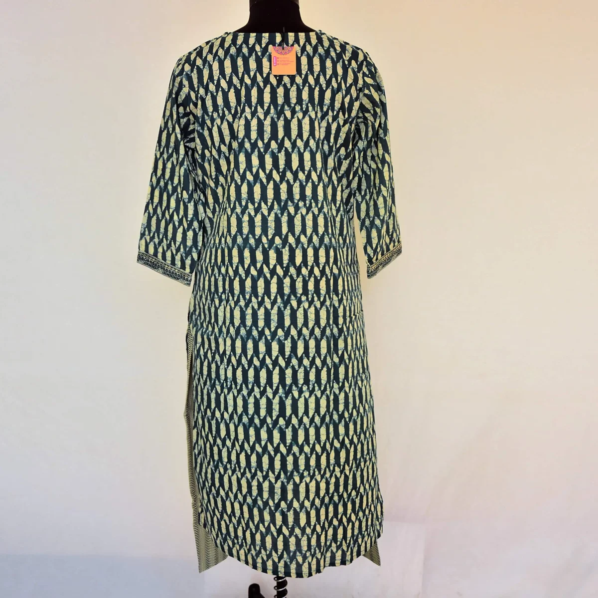 CraftEarth Women's Dark Green Printed Cotton Suit Set with Dupatta K-D185 - Image 3