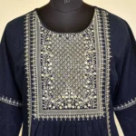 CraftEarth Naira Cut Kurti Set for Women with Pant & Dupatta K-D188 - Image 2