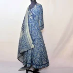 CraftEarth Women's Blue Angrakha Cotton Suit Set with Duptta - K-D193 - Image 4