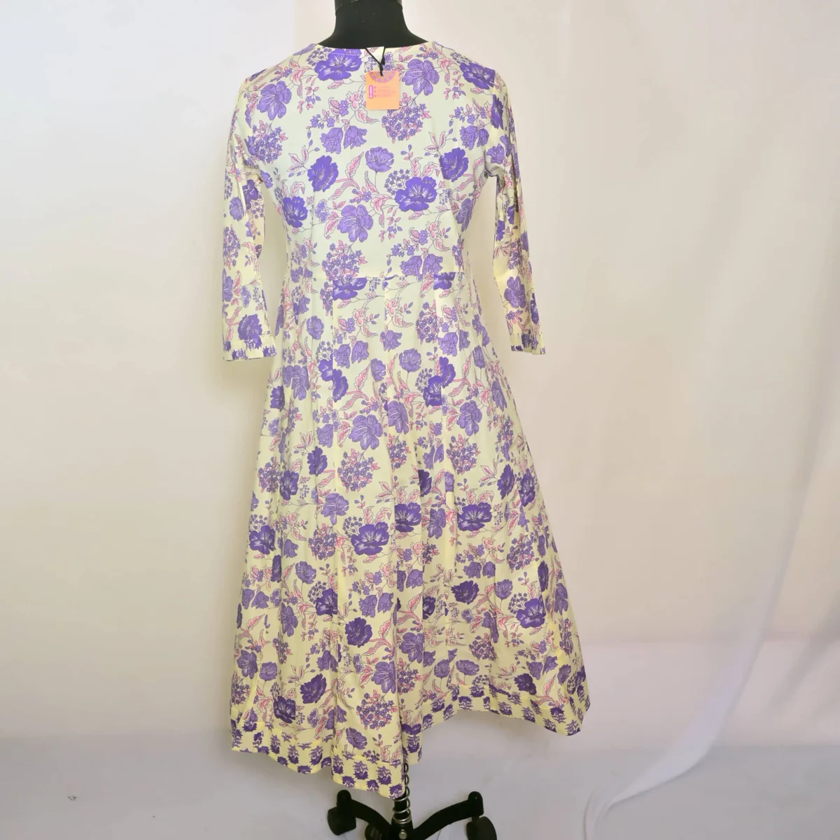 CraftEarth Women's Floral Print Angrakha Suit Set - K-D194 - Image 3