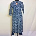 CraftEarth Blue Hand Block Printed Cotton Suit Sets with Dupatta - K-D198 - Image 4