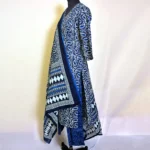CraftEarth Blue Hand Block Printed Cotton Suit Sets with Dupatta - K-D198 - Image 2